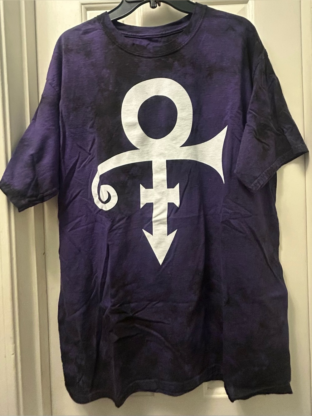 Retro Tie Dye Graphic Prince Symbol unisex Tee